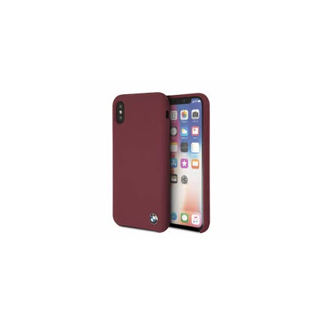 COVER BMW IN SILICONE PER IPHONE X/XS ROSSA