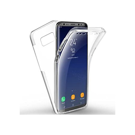 COVER FRONTE RETRO PER SAMSUNG NOTE 10 TRASPARENTE