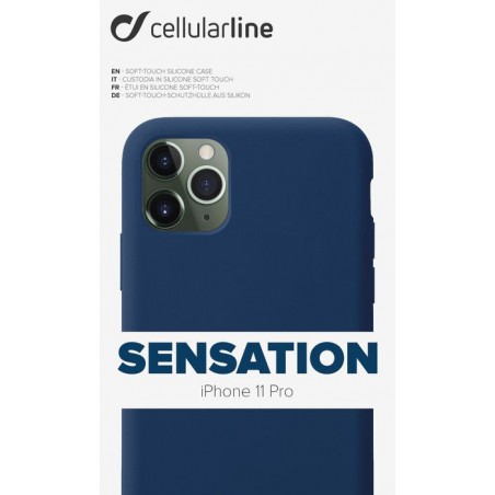 COVER SOFT TOUCH IPHONE 11 PRO BLU
