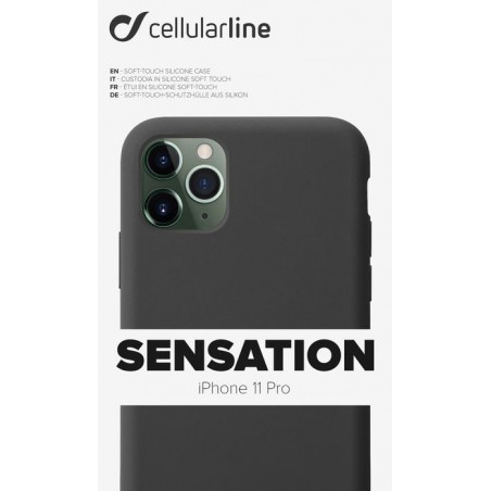 COVER SOFT TOUCH IPHONE 11 PRO NERO
