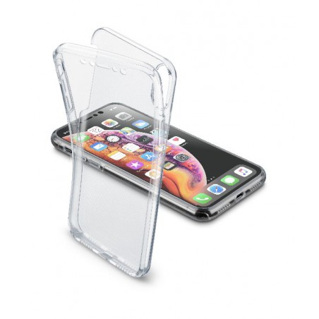 CUSTODIA FRONTE/RETRO IPHONE XS MAX TRASPARENTE