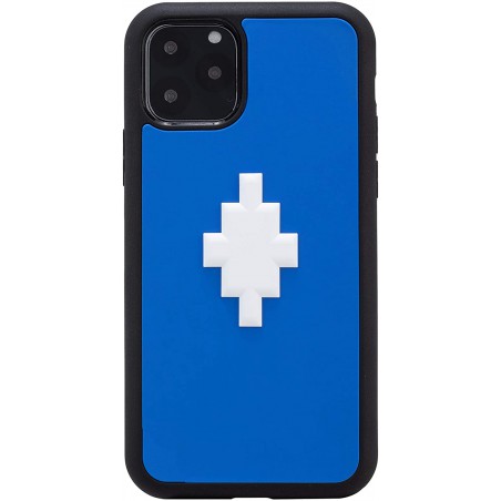cover marcelo burlon iphone 11 pro 3d cross blue
