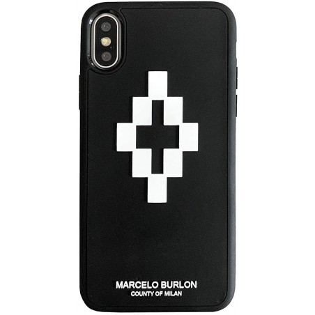 cover marcelo burlon iphone x/xs 3d cross