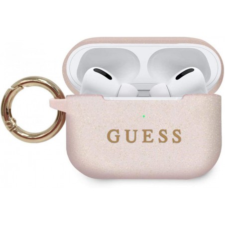 COVER GUESS AIRPODS PRO SILICONE ROSA CHIARO