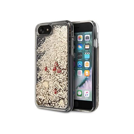 COVER GUESS GLITTER HEARTS GOLD GLITTER GOLD