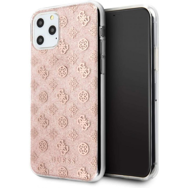 Cover Rigida In Vetro Temperato Guess Marble Per IPhone 11 Pro - Bianco Effetto Marmo