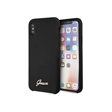 CUSTODIA TPU SOFT TOUCH GUESS IPHONE X XS BLACK