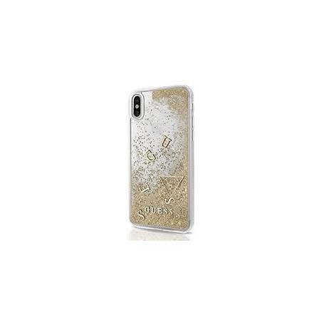 HARD CASE GLITTER GUESS IPHONE X GOLD