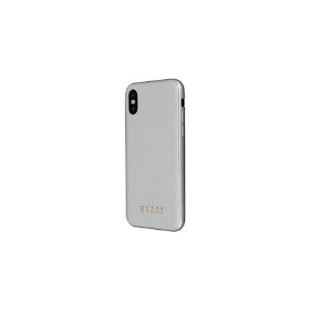 HARD CASE IRIDISCENT GUESS COLLECTION IPHONE X SILVER