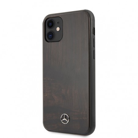cover mercedes iphone 11  marrone scuro