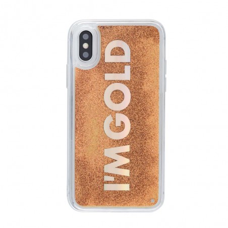 cover iphone xs max  i'm gold case