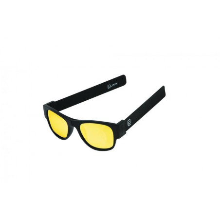 CLACK BLACK/BLACK POLARIZED YELLOW MIRROR LENS CAT 3 UV400 Polarizzate antiriflesso effetto specchio Protezione raggi UV-A e UV-