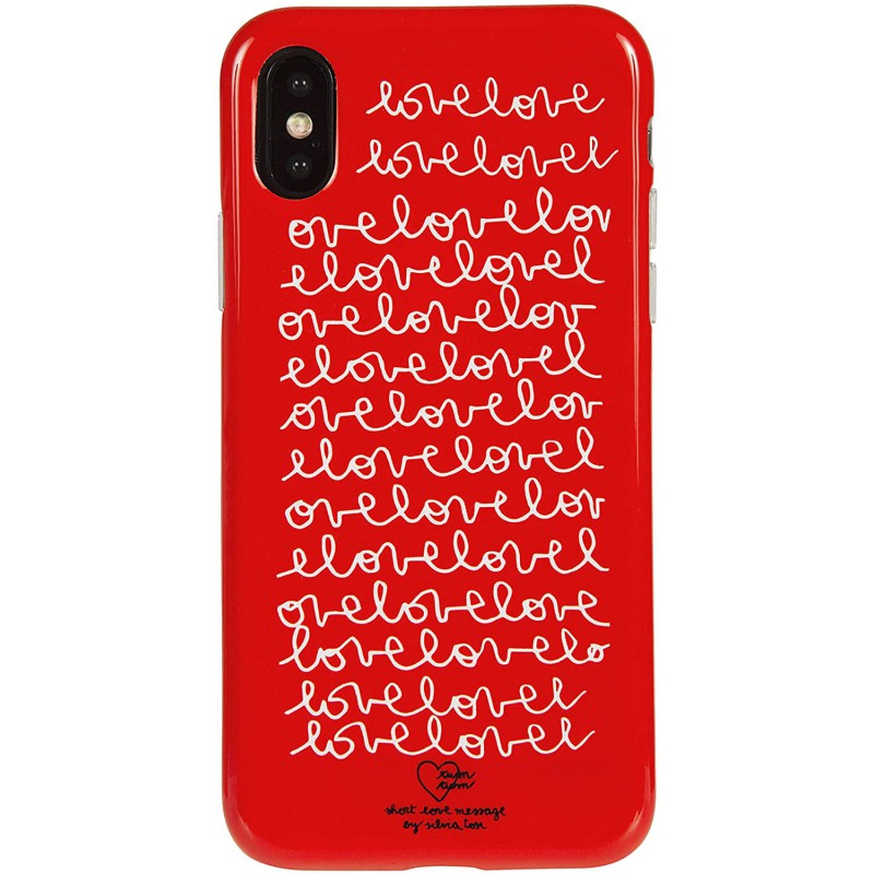 graphic soft case - red love