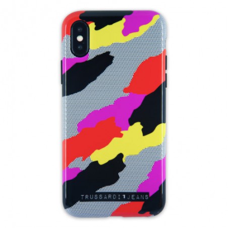 iphx camouflage yellow trussardi soft case