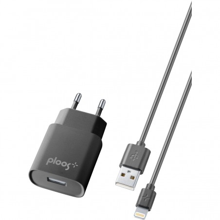caricabatterie iphone 1a lighting apple iphone nero