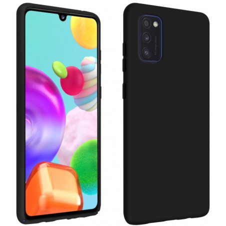 cover in silicone per samsung a41  black