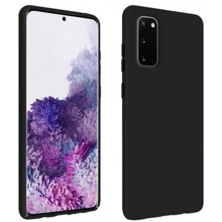 cover in silicone per samsung a72 5g  black