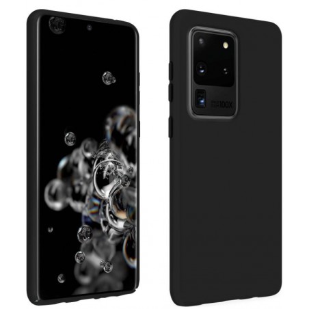 cover in silicone per samsung s20 ultra black