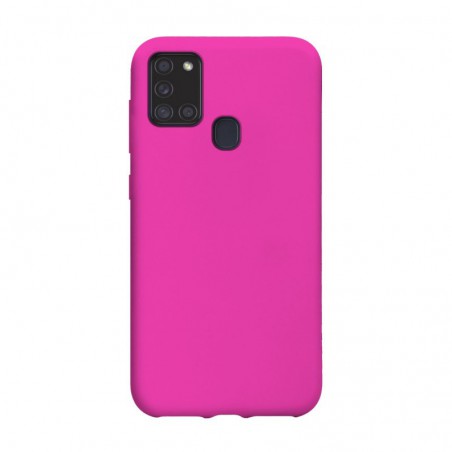 cover in silicone per samsung m21 pink