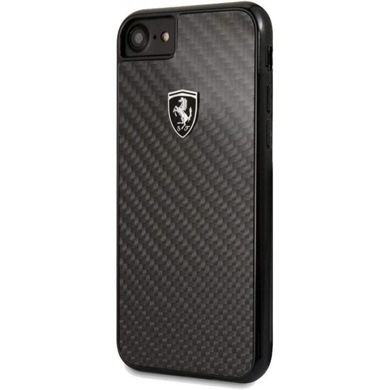 cover ferrari tipo carbonio apple iphone 6 / 6s /  7/ 8 / se ( 2020 )