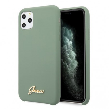 cover guess iphone 11 pro max silicone green
