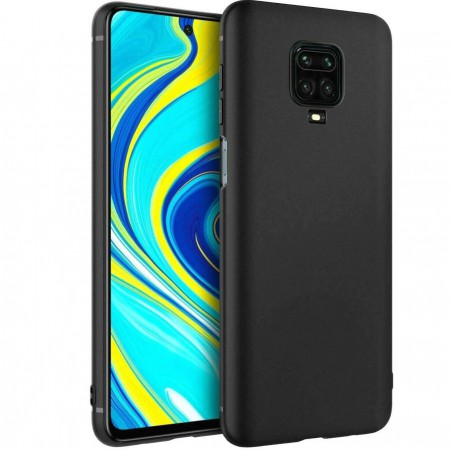 COVER IN SILICONE PER XIAOMI REDMI NOTE 9 PRO NERA
