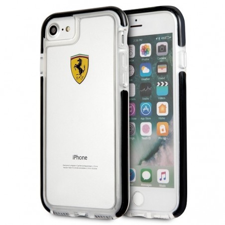 COVER FERRARI IPHONE 6S/ 7/ 8/ SE ( 2020 ) Shockproof transparent black