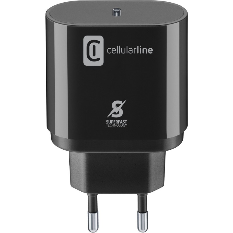 caricabatteria25w usb-c nero