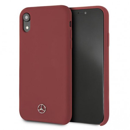 cover mercedes iphone xr silicone rossa