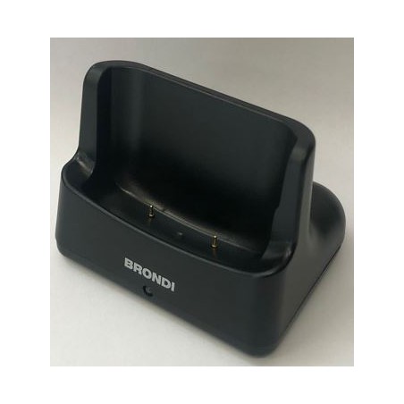 caricabatteria da tavolo per amico flip + nera cavo non incluso