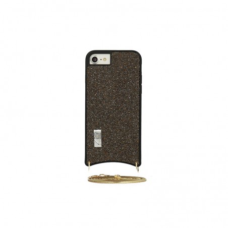 cover con catena iphone 6/7/8 plus brown