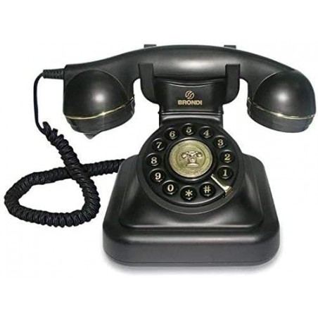 TELEFONO STILE VINTAGE CON CAVO IN TESSUTO