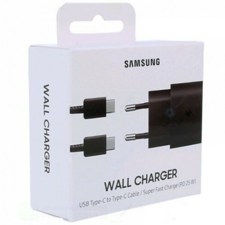 CARICABATTERIE SAMSUNG 25 W CON CAVO USBC / USBC