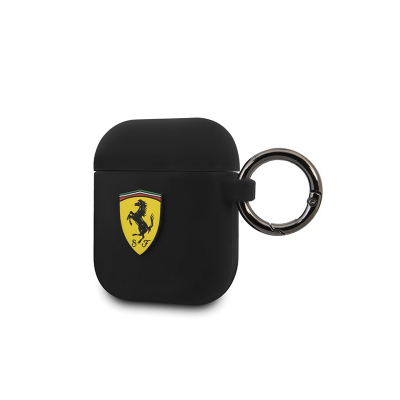 cover ferrari per airpods 1 / 2 silicone nero