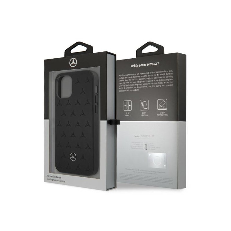 cover mercedes iphone 12/12 pro nera