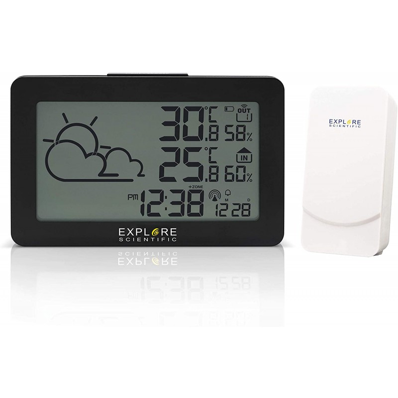 previsioni del tempo con temperatura e umidità interna e esterna radiocontrollato