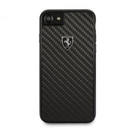 cover ferrari tipo carbonio apple iphone 6 / 6s /  7/ 8 / se ( 2020 )