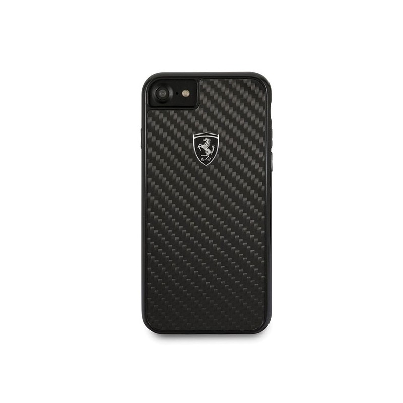 cover ferrari tipo carbonio apple iphone 6 / 6s /  7/ 8 / se ( 2020 )