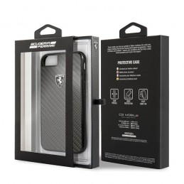 cover ferrari tipo carbonio apple iphone 6 / 6s /  7/ 8 / se ( 2020 )