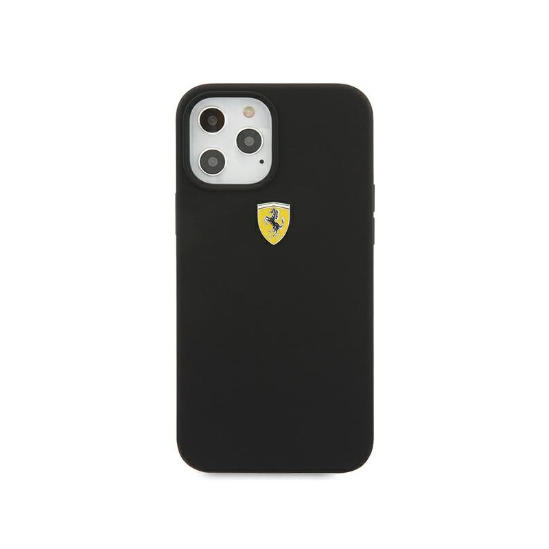 cover ferrari iphone 12/12 pro silicone  nera