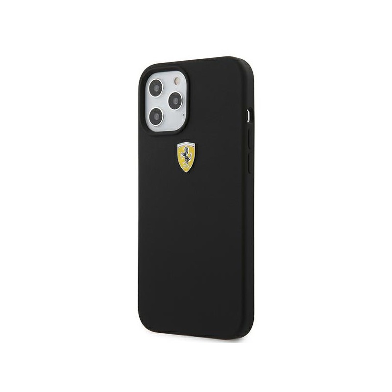 cover ferrari iphone 12/12 pro silicone  nera