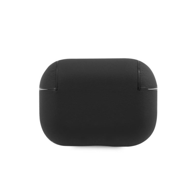 cover bmw airpods prorivestito in pelle nera