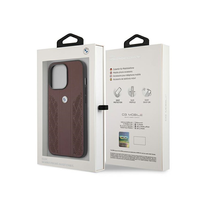 cover bmw iphone 13 pro max 
vera pelle rossa